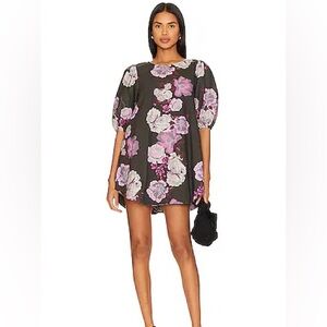 sachin and babi light blue dress Free People Wildflower Embroidered Mini Dress in Blue main image 0